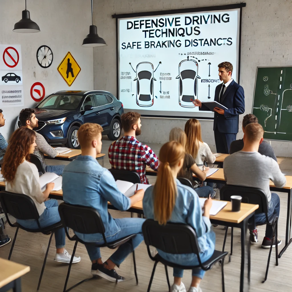 Defensive driving techniques workshop
